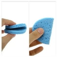 thumbnail image 4 of Unique Bargains 1 Pc Reusable Facial Sponges Oval for Removing Dirt 4.33"x3.15"x0.31" Blue, 4 of 6