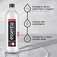 thumbnail image 3 of Essentia Water Bottled, Ionized Alkaline Water:99.9% Pure, Infused With Electrolytes, 9.5 pH Or Higher With A Clean, Smooth Taste, 1 Litre (Pack of 12), 3 of 5