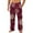Vermilion_06#1106G, variant on Hearthz Flannel Pajamas Pants for Men Christmas Men's Pajama Bottoms Winter Warm Plush Fluffy Mens Sleep Pants with Pockets