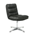 thumbnail image 5 of Art Leon Desk Chairs Mid-Century Genuine Leather Aluminum Alloy Base Black, 5 of 6