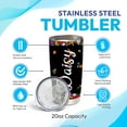 thumbnail image 5 of Personalized Sugar Skull Tumbler Gifts for Skull Lovers - Goth Tumbler - Skull Gothic Birthday Gifts for Girls Women - Motivational Skull Tumbler - Custom Name 20oz Stainless Steel Tumbler, 5 of 7