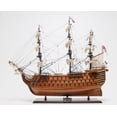 thumbnail image 5 of HMS Victory Large With Table Top Display Case Model Display, 5 of 6