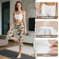 thumbnail image 7 of SCRAWLGOD Women's Workout Capri Leggings for Women with Pockets Lightweight High Waisted Yoga Leggings for Running Pants Yoga Gym Casual Summer, Vintage Running Horse Print, XXL, 7 of 7
