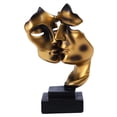 thumbnail image 1 of Figura Nórdica Abstracta Dorada De Doble Cara, Artesanía De Resina Artesanal Para Sala De Estar, Oficina, Decoración Del Hogar, Decoración Retro Moyic HA037012-00, 1 of 6