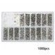 thumbnail image 3 of Kit de reparación de gafas Qarigey 1000 unids/set tornillo destornillador pinzas surtido portátil accesorios de relojero, 3 of 6