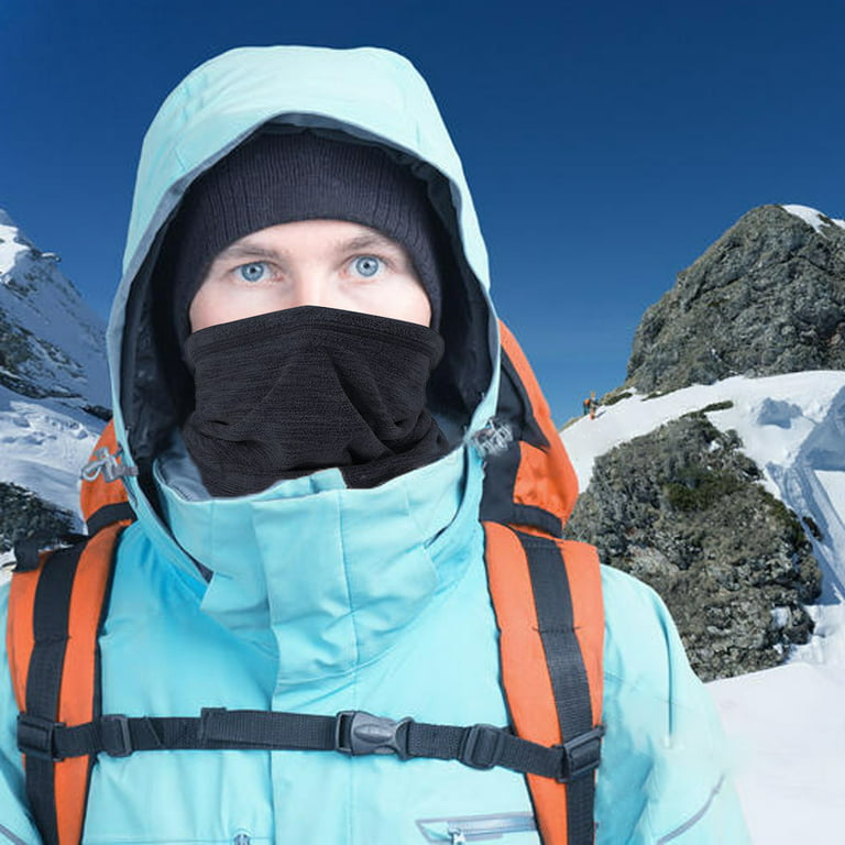 Tough Headwear Winter Face Mask & Ski Mask Neck Gaiter - Cold Weather Half  Balaclava - Tactical Neck Warmer for Men & Women