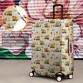 thumbnail image 4 of Cartoon Construction Vehicles Clouds Luggage Cover Fashion Suitcase Cover Baggage Covers Fit 25-28 Inch Luggage (Go Travel), 4 of 5