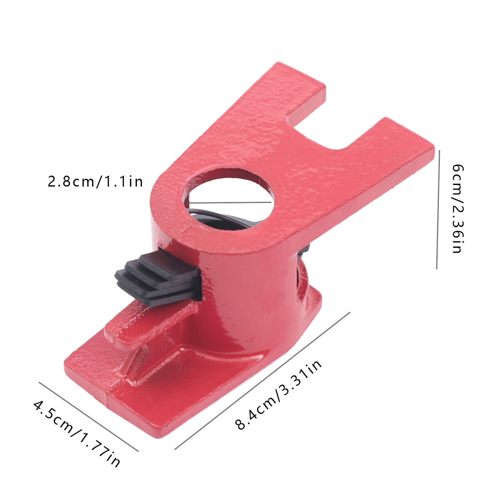 (4 Pack) 3/4" Heavy Duty Wood Gluing Pipe Clamp Set PRO Woodworking Cast Iron for Use in Lumber Stores, Manufacturing Plants