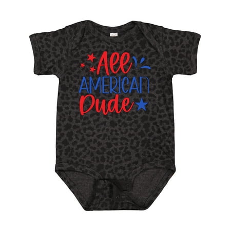 

Inktastic 4th of July All-American Dude with Stars Gift Baby Boy Bodysuit