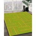 thumbnail image 3 of Ahgly Company Machine Washable Indoor Square Transitional Dark Yellow Green Area Rugs, 8' Square, 3 of 7