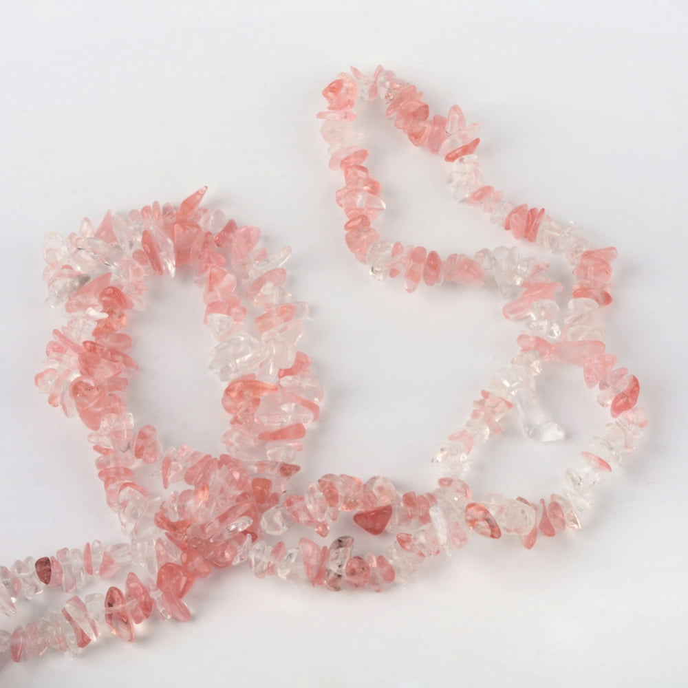 10Strand Cherry Quartz Glass Beads Strands Chip 4~10x4~6x2~4mm Hole: 1mm 210pcs/strand 80~81cm