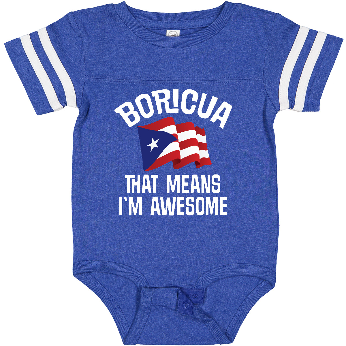 Inktastic Boricua Means Im Awesome Puerto Rican Boys or Girls Baby Bodysuit