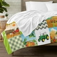 thumbnail image 4 of Personalized Dinosaur Blanket for Kids, Custom Dino Throw Blanket with Name for Boys and Girls, Toddler Bed, Room & Bedroom Decor, Unique Blankets for Children, 4 of 6