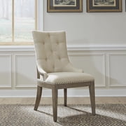 Liberty Furniture Industies, INC Americana Farmhouse Upholstered Shelter Side Chair (RTA) in Dusty Taupe