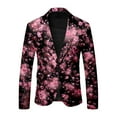 thumbnail image 5 of YAYUBA Men's Casual Lapel Blazer Valentines Day Suit Muticolor Button Business Jacket Regular Fit Sports Coats Jackets for Prom,Party,Dinner, 5 of 5