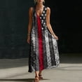 thumbnail image 4 of Zedker Dresses for Women Summer 2026 Spaghetti Strap Scoop Neck Floral Maxi Dress Flowy Boho Long Sundress with Pockets Multicolor XXXL, 4 of 8