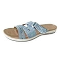 thumbnail image 2 of Mostsola Womens Orthotic Slides Athletic Yoga Mat Sandals Slip on Cushion Slippers with Arch Support, 2 of 9