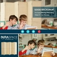 thumbnail image 7 of Duraspace 6 Panel Bamboo Room Divider, 6ft Tall Folding Privacy Screen for Room Separation and Portable Freestanding Wall Partition, Sturdy Double Hinge Folding Screen, 7 of 7