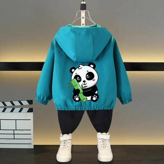 POROPL Toddler Rain Jacket with Hood Lightweight Spring Thin Casual Windbreaker Jacket