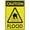 Warning Sign 4, variant on Caution Heavy Equipment In Operation Sign 8"x12" Rust Free Aluminum Signs Outdoor, Metal Tin Sign For Home, Business, Yard