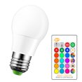 thumbnail image 4 of Bombilla Led De 15W E27, Iluminación De Ambiente Que Cambia De Color, Lámpara Led, Flash Estroboscópico, Barra De Modo De Desvanecimiento, Luces Decorativas Rgbw Ktv Methold HA025517-05, 4 of 5