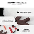 thumbnail image 6 of OFFIGAM 3-Pack Snowman Craft Kits for Kids and Parents with Assorted Colors and Materials for Holiday Fun, 6 of 8