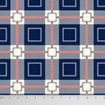 thumbnail image 1 of Soimoi Decorative 44 Inches Wide Check Printed 105 GSM polyester Satin Fabric For Sewing By The Yard - Blue, 1 of 1