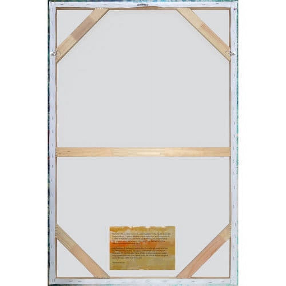 Marmont Hill "123 Nautical Navy" by Karen Zukowski Painting Print on Wrapped Canvas