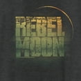 thumbnail image 2 of Women's Rebel Moon Dusty Logo  Racerback Tank Top Black Heather 2X Large, 2 of 4