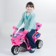 Ride on Toy, 3 Wheel Motorcycle for Kids, Battery Powered Ride On Toy