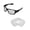 Clear, variant on Walleva Yellow Replacement Lenses for Oakley Big Taco Sunglasses