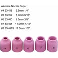 thumbnail image 3 of 37pcs TIG Welding Torch Gas Lens Kit Accessories for DB SR WP 9 20 25 Tig Welding Torch,with #10 Cup+Alumina Nozzle+Collet+Gas Lens Collets Body +Cup Gasket etc$$Tools & Hardware Other, 3 of 7