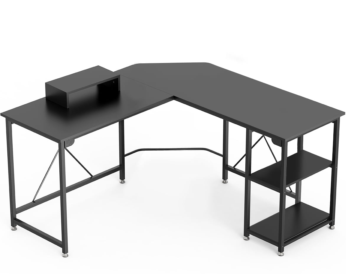 Gikpal L Shaped Desk Computer Corner, Do Corner Desks Save Space