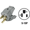 thumbnail image 4 of Leviton Grounding Plug 15 Amp Nema 5 - 15 Pole Gray, 4 of 4