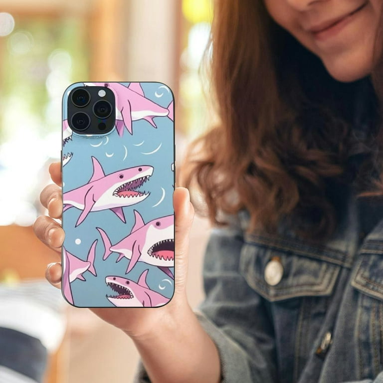 ONETECH MOSNOVO Compatible with iPhone 14 Case, [Buffertech 6.6 ft Drop  Impact] [Anti Peel Off Tech] Clear Bumper Phone Case Cover with Cute Pink  Sharks Designed for iPhone 14 6.1" - Walmart.com