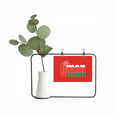 thumbnail image 1 of Oman Country Flag Name Metal Picture Frame Cerac Vase Decor, 1 of 3