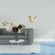 thumbnail image 2 of Arte de pared colgante,Decoración de pared de metal con colgante de hierro nórdico de lujo,Arte de pared de metal,regalo decorativo creativo moderno,Figura de pájaros,Figura de pájaro, 2 of 8