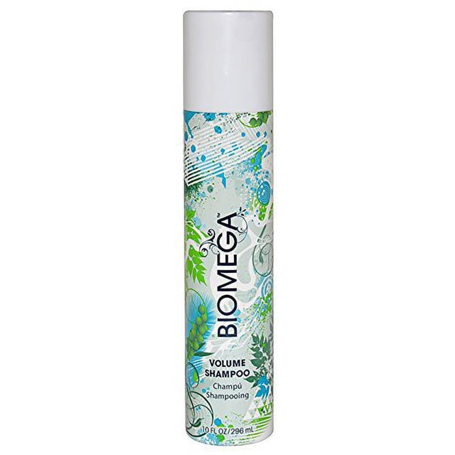 Champú Volumen BIOMEGA, 10 Oz, Infunde Cuerpo y Volumen, De