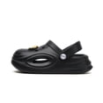 thumbnail image 2 of Clogs for Boys, Boys Garden Clogs with Cute Traffic Cars Charms Garden Clog Girls Non Slip Sandals Lightweight Slip-on Water Shoes Girls Boys Beach Pool Shower Slippers Summer Sandals Black 2829, 2 of 6