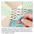 thumbnail image 3 of Alphabet Letters Number Stickers Foil Glitter Self Adhesive for Resin Mold Sign Scrapbooking Crafts Silver 2 Sheet, 3 of 6