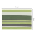 thumbnail image 4 of REGALWOVEN Morden Placemats Set of 6 Placemats for Dining Table Decor Indoor Outdoor Washable Kitchen Table Mat Wipe Clean Green 18*12in, 4 of 7