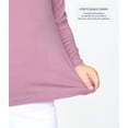 thumbnail image 3 of Lilax Girls' Round Neck Basic Long Sleeve Cotton T-Shirt Rose Pink 10 Years, 3 of 8