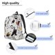 thumbnail image 3 of Easygdp Animal Bird Mochila de Lona Resistente para Laptop, Compatible con Laptops de 15 a 17 pulgadas, Ideal para Escuela, Trabajo y Viajes-Medium, 3 of 5