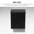 thumbnail image 3 of SKISUNO Collect Suggestions Suggestion Box Black Wall Mount 1Pcs, 3 of 8