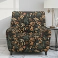 thumbnail image 2 of HELLHERO Mushroom Print Lazyboy Covers Slipcover Sofa Recliner Cover 1 Seat Breathable Comfy Cover for Recliner Chair with Foot Rest, 2 of 8