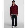 thumbnail image 2 of No Boundaries Holiday Boxy Fit Oversized Fleece Hoodie, Men's Sizes XS-4XLT, 2 of 5