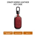 thumbnail image 3 of For Key Fob Cover Leather Car Compatible for Accord Civic CR-V SE LX HR-V Pilot (2022-2025) Key Case, 3 of 10