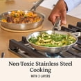 thumbnail image 2 of Cookware Set Calphalon Brushed 3-Ply Stainless Steel 10pc, 2 of 6