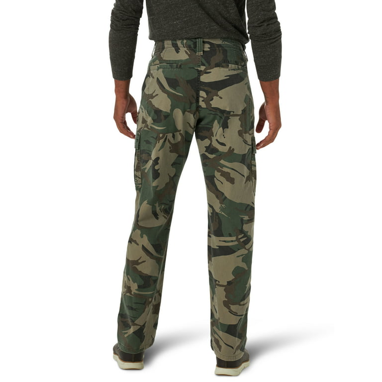 Eddie Bauer Fleece Lined Cargo Pant Men's 32X34 Tan Straight Leg Warm  Insulated