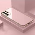 thumbnail image 3 of Compatible with Galaxy S21 Ultra Case Cover Cute Full Camera Lens Protection & Electroplate Shockproof Bumper Case TPU Protective Phone Cases for Samsung Galaxy S21 Ultra 5G 6.8"-Pink, 3 of 11